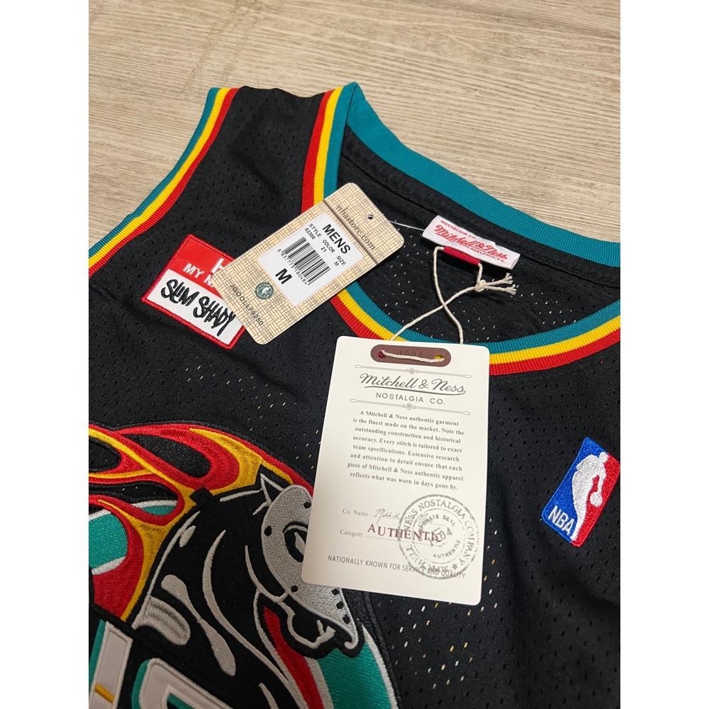 Detroit Pistons Shady 313 Basketball Jersey Size M Eminem NWT Mitchell & Ness - Picture 4 of 10